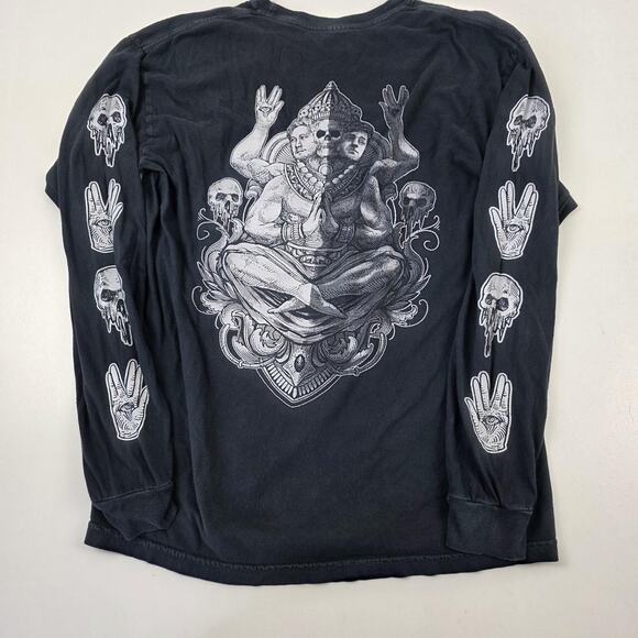 Unus Annus Shirt Mens Large Black Long Sleeve Sacred Graphic YouTube Markiplier - Picture 1 of 9